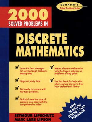 cover image of 2000 Solved Problems in Discrete Mathematics